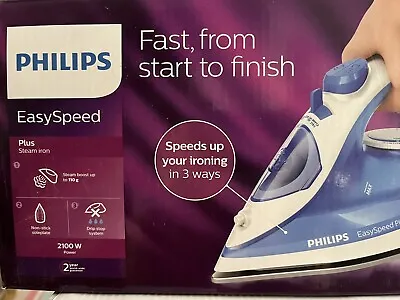 $69 • Buy Philips Easy Speed+Steam Iron GC2143