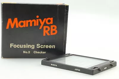 [MINT] Mamiya Focusing Screen No.2 Checker For RB67 Pro S SD From JAPAN 721A • $109.90