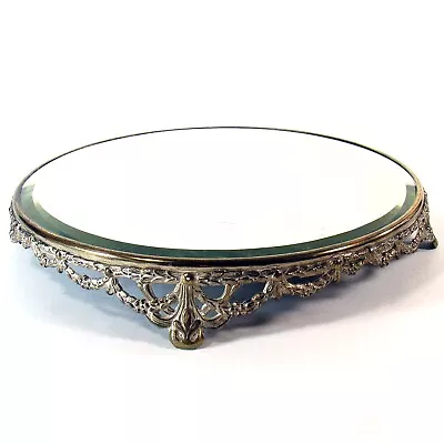 Early 19th Century Beveled Glass Plateau - Example 2 • $279