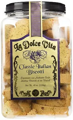 La Dolce Vita Classic Italian Biscotti Almond 40 Ounce • $20.87