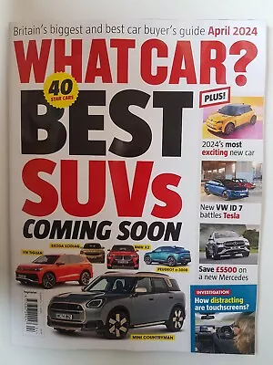 WHAT CAR Magazine VW Tiguan Skoda Kodiaq BMW X2 MINI Countryman Peugeot Mercedes • £5.99