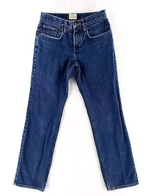 Vintage St. Johns Bay 30x32 Blue Jeans Classic Heavy Denim Work Pants Stone Wash • $14.05