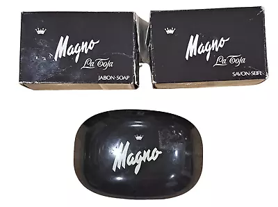 Vintage Magno Original Bar Soap Plastic Holder With 3 Bars Of Soap In Package • $51.49