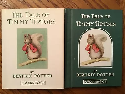 VG 1960s Vintage Edition Hardcover In A DJ Tale Of Timmy Tiptoes Beatrix Potter • $6.49