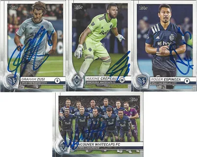 Autograph Signed 2020 Topps Mls Cards *you Pick* *complete Your Set* • $3