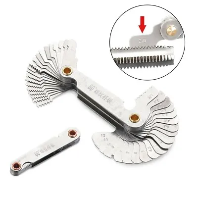 Thread Pitch Cutting Gauge Tool Set 55 And 60?? Inch And Metric Replacement New • $6.65