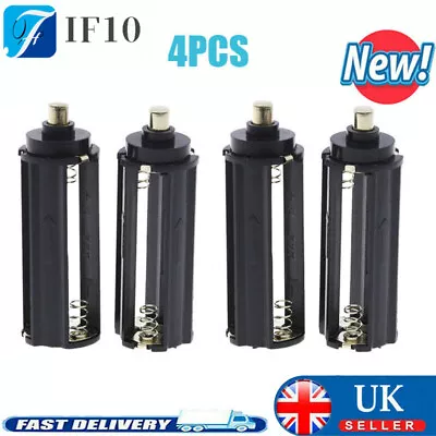 4X Cylindrical Type Plastic Battery Holder For 3x AAA To 18650 Battery Converter • £5.87
