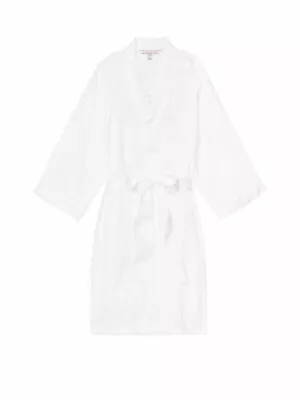 Victoria's Secret Robe Satin Bride Bridal Collection One Size White • $24.99