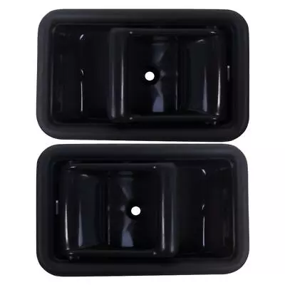 Black Inner Door Handle Pair Fit Mazda Pickup Truck B2000 B2200 B2600 1985-1998 • $20.87