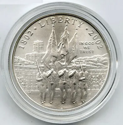 2002 Military Academy Bicentennial Silver Dollar US Mint W92 Commemorative G961 • $30