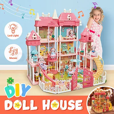 Doll House Barbie Dream Play Furniture Playhouses Toys Dollhouse Princess Castle • $99.95