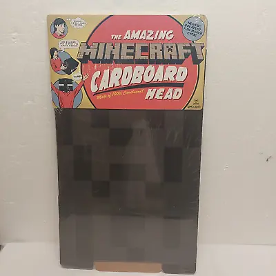 The Amazing Minecraft Cardboard Head Mojang • $27