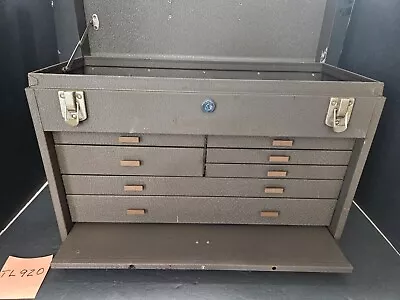 Kennedy 7 Drawer Machinist Tool Chest #520 Usa Brown Wrinkle Finish W/key(tl920) • $159.95