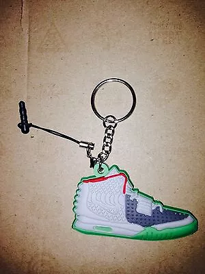 $6 • Buy Air Yeezy 2 Grey/Platinum Sneaker Key Chain/Phone Charm