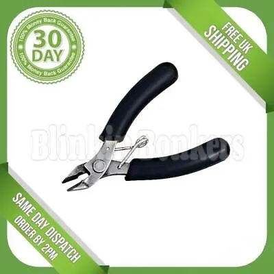 £3.49 • Buy Mini Wire Side Cutters Precision Flush Pliers Cable Snip Clipper Craft Steel Uk