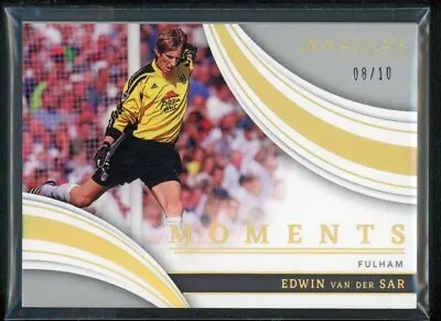 2022-23 Edwin Van Der Sar 08/10 Panini Immaculate Collection Premier League • $36.99
