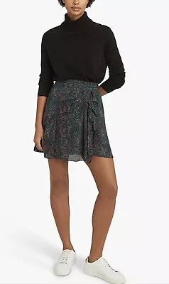 £14 • Buy Reiss Skyla Snake Print Mini Skirt, Green Size 14 BNWT RRP £135