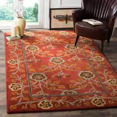 $109 • Buy Arts & Crafts William Morris Style Hand Tufted Wool Area Rug **FREE SHIPPING**