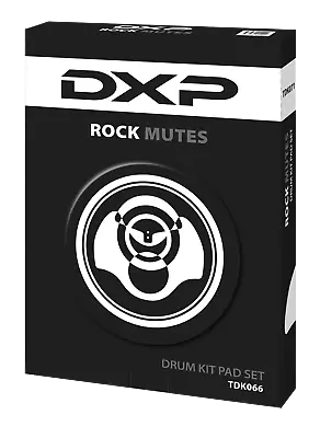 DXP TDK066 Rock Drum Kit Rubber Tom Mute Pads Set 12 13 14 16 22 + Cymbals • $99