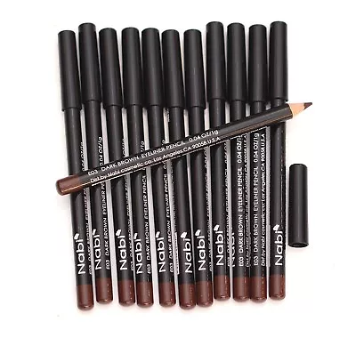 12 Pcs NABI E03 DARK BROWN Eye Liner Eyeliner Pencil  .04 Oz • $15