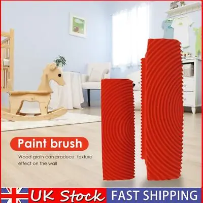 2pcs Wall Paint Runner Roller Brushes Household Wall Decorative DIY Tools Set UK • £5.81