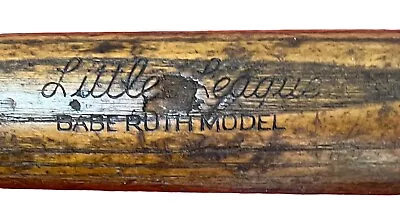 Vintage Babe Ruth Hillerich & Bradsby J2 Little League 31 Inch Baseball Bat Old • $89.99