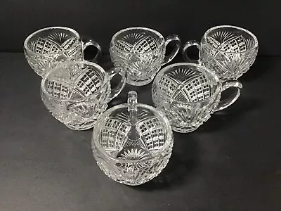 Shannon Heritage Irish Crystal Set Of 6 Punch Cups • $30