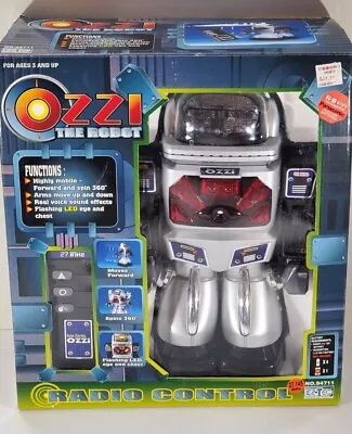 Ozzi The Robot Radio Control 12  Tall EZ-Tec Tested Working Used In Original Box • $29.99