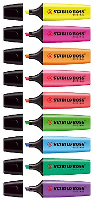 STABILO BOSS ORIGINAL Highliner And Refills Colors Free Selectable • $1.26