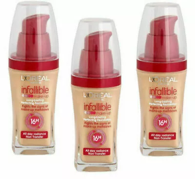 L'OREAL INFALLIBLE 16H Foundation - Please Choose Shade • £14.95