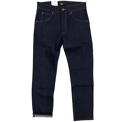 $89.99 • Buy Lee Men's Heritage Regular Straight Jeans 12.75oz Raw Selvedge Stretch Denim