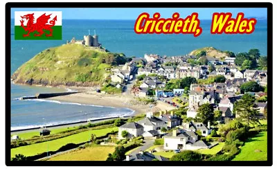 £2.45 • Buy Criccieth, Wales - Souvenir Novelty Fridge Magnet - Sights / Flag / New / Gifts