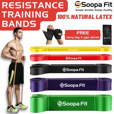 $43.45 • Buy Essential Resistance Bands Set Heavy Duty Power Home Fitness Workout Exercise
