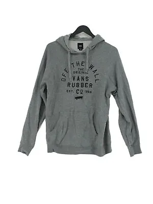 Vans Women's Hoodie S Grey Cotton With Polyester Pullover • £26.60