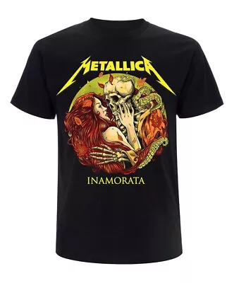 Metallica Inamorata Black T-Shirt NEW OFFICIAL • £17.99