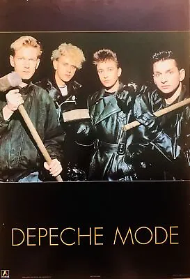 Depeche Mode Vintage 1990 UK Import Poster 24 X 35 • $160.89