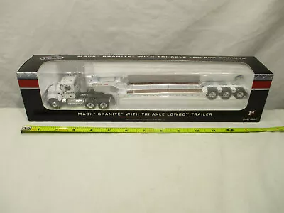 Case Construction Mack Granite With Lowboy Trailer  By First Gear 1/64th Scale • $148