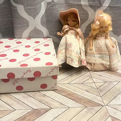 Vintage Lot Of 2 Nancy Ann Storybook Dolls • $25.99