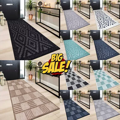 £8.99 • Buy Non Slip Long Hallway Runner Rug Large Door Mat Washable Rugs Kitchen Floor Mats
