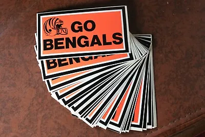 Cincinnati Bengals Lot Of 4 Vintage Bumper Stickers Stickers 6  X 3   1980's • $4.99