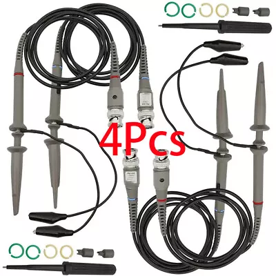 4x 100MHz Oscilloscope Scope Analyzer Clip Probe Test Leads Kit For HP Tektronix • $24.59