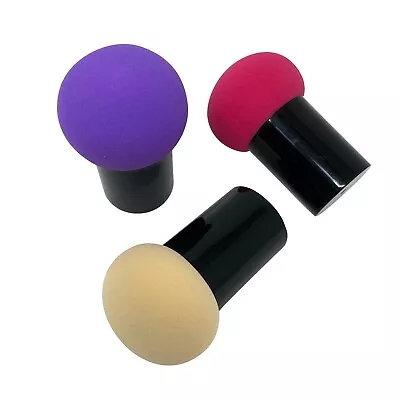 3pc Random Mushroom Beauty Makeup Blending Sponge Foundation Powder Blender • $8.99