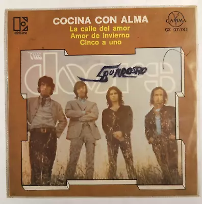 The Doors - Cocina Con Alma - 1971 Rare Mexican 7  Ep Ps Psych Rock • $49.99