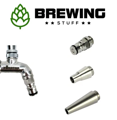 £9.45 • Buy Nukatap / Intertap Spouts - Stout / Growler Barbed / Ball Lock - Corny Keg Beer