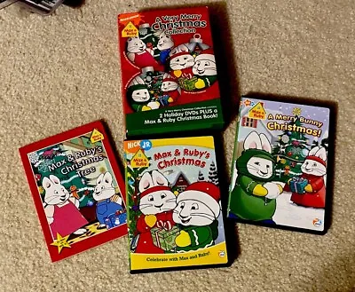 Nickelodeon MAX & RUBY A Very Merry Christmas Collection 2 DVDs & Book • $11.25