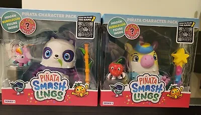 2 X Pinata Smashlings Character Pack Figure- Sana The Panda And Lana The Unicorn • £0.49