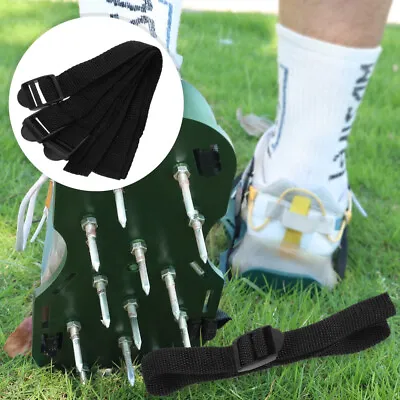  8 Pcs Nylon Garden Aerator Shoes Strap Lawn Spike Straps Sandals • £7.99