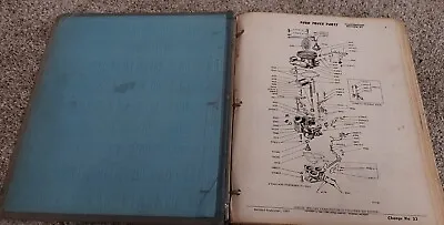 Vintage 1960's DuPont Ford Motor Company Catalog Binder FORD TRUCK PARTS Book • $30