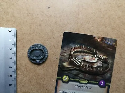 STEEL MAW (bear Trap) MINIATURE + CARD / KICKSTARTER / ALTAR QUEST G111 • $2.06