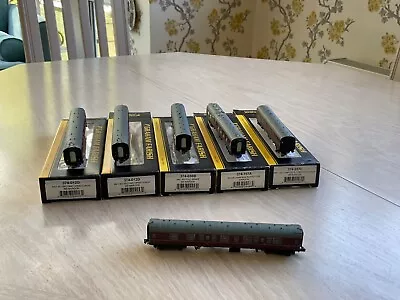 £56 • Buy 6x Graham Farish N Gauge Br Mk1 Coaches In Maroon